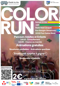Le Groupe Prieur soutient l'association Plutôt La Vie dans l'organisation d'une Color Run